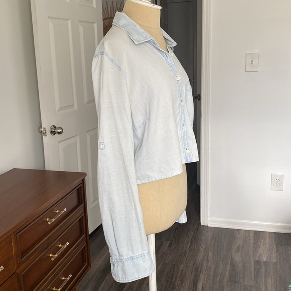 J. Crew Chambray Button down - Picture 2 of 5